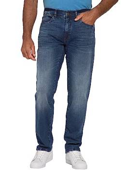 JP 1880 Herren Jeans, FLEXNAMIC, Regular Fit, Vintage Look Jeanshose, Blue Denim, 48W x 34L von JP 1880