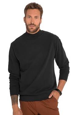 JP 1880 Herren Sweater, kurzer Rollkragen Sweatshirt, schwarz, 6X-Large von JP 1880