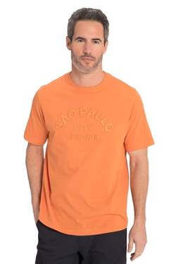 JP 1880 Herren T-shirt mit Stickerei T Shirt, Tieforange, 3XL EU von JP 1880