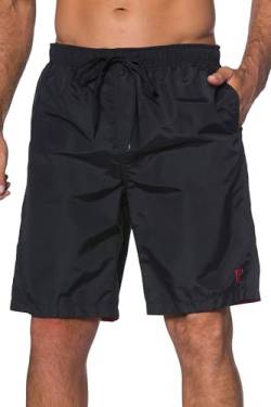 JP 1880 Herren große Größen Übergrößen Menswear L-8XL Badeshorts, Beachwear, Elastikbund, bis Gr. 8 XL schwarz 3XL 702526130-3XL von JP 1880