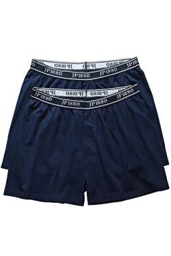 JP 1880 Herren große Größen Übergrößen Menswear L-8XL Boxershorts FLEXNAMIC®, 2er-Pack, Unterhose, bis Gr. 18 Nachtblau 16 803521130-16 von JP 1880