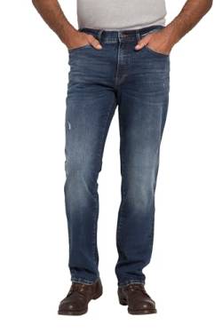 JP 1880 Herren große Größen Übergrößen Menswear L-8XL Jeans, FLEXNAMIC®, Denim, Regular Fit, Vintage Look Dark Blue Denim 62 821085903-62 von JP 1880