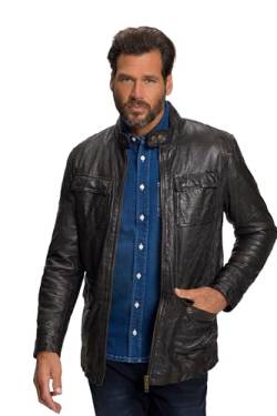 JP 1880 Herren große Größen Übergrößen Menswear L-8XL Lederjacke, Leder, Lamm-Nappaleder, warmes Futter, Stehkragen schwarzbraun 6XL 809740127-6XL von JP 1880