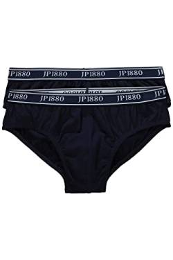 JP 1880 Herren große Größen Übergrößen Menswear L-8XL Slips, Unterhosen, 2er-Pack, JP1880 by CECEBA schwarz 10 709550130-10 von JP 1880