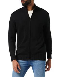 JP 1880 Herren große Größen Übergrößen Menswear L-8XL Strickjacke, Stehkragen, Rippbündchen schwarz XL 717032130-XL von JP 1880