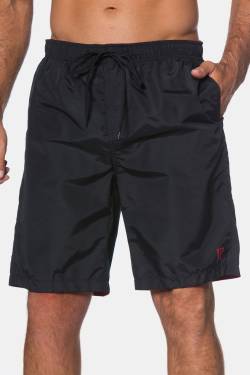 Große Größen Badeshorts, Herren, schwarz, Größe: 4XL, Polyester/Synthetische Fasern, JP1880 von JP1880