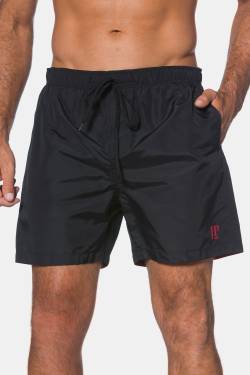 Große Größen Badeshorts, Herren, schwarz, Größe: 5XL, Polyester/Synthetische Fasern, JP1880 von JP1880