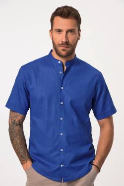 Große Größen Hemd, Herren, blau, Größe: XL, Leinen/Baumwolle, JP1880 von JP1880