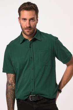 Große Größen Jersey-Hemd, Herren, grün, Größe: 7XL, Baumwolle, JP1880 von JP1880