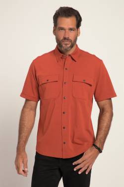 Große Größen Jersey-Hemd, Herren, rot, Größe: 3XL, Baumwolle, JP1880 von JP1880