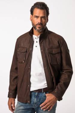 Große Größen Lederjacke, Herren, braun, Größe: 4XL, Leder, JP1880 von JP1880