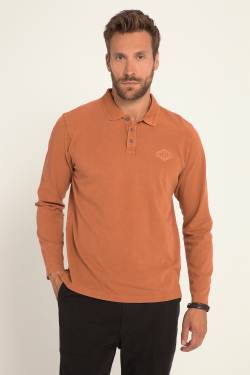 Große Größen Poloshirt, Herren, braun, Größe: 6XL, Baumwolle, JP1880 von JP1880