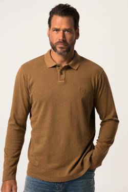 Große Größen Poloshirt, Herren, braun, Größe: XL, Baumwolle, JP1880 von JP1880