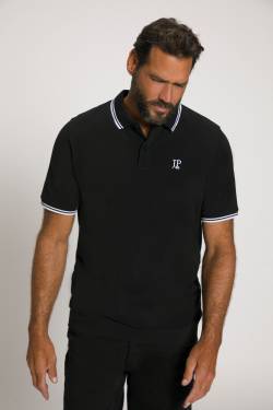 Große Größen Poloshirt, Herren, schwarz, Größe: 5XL, Baumwolle, JP1880 von JP1880