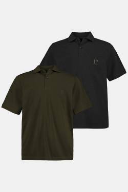 Große Größen Poloshirts, Herren, grün, Größe: XXL, Baumwolle/Polyester, JP1880 von JP1880