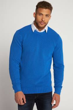 Große Größen Pullover, Herren, blau, Größe: 3XL, Baumwolle, JP1880 von JP1880