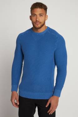 Große Größen Pullover, Herren, blau, Größe: 5XL, Baumwolle, JP1880 von JP1880