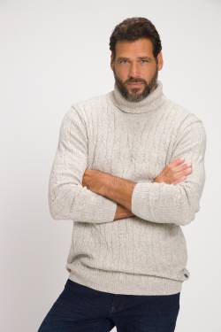 Große Größen Pullover, Herren, braun, Größe: 3XL, Synthetische Fasern/Wolle, JP1880 von JP1880