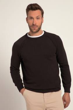 Große Größen Pullover, Herren, braun, Größe: 6XL, Baumwolle, JP1880 von JP1880