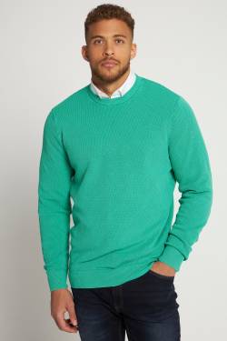 Große Größen Pullover, Herren, grün, Größe: 3XL, Baumwolle, JP1880 von JP1880