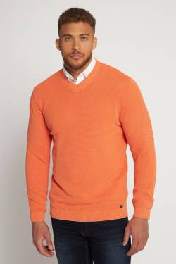 Große Größen Pullover, Herren, orange, Größe: 3XL, Baumwolle, JP1880 von JP1880
