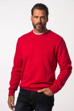 Große Größen Pullover, Herren, rot, Größe: XL, Baumwolle, JP1880 von JP1880