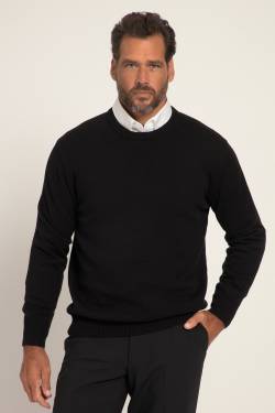 Große Größen Pullover, Herren, schwarz, Größe: 6XL, Baumwolle, JP1880 von JP1880