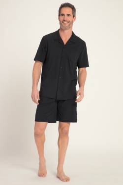 Große Größen Schlafanzug, Herren, schwarz, Größe: 4XL, Baumwolle, JP1880 von JP1880