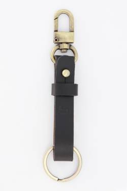 Große Größen Schlüsselanhänger, Herren, schwarz, Größe: One Size, Leder, JP1880 von JP1880