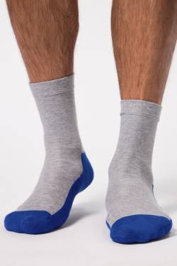 Große Größen Socken, Herren, blau, Größe: 41-43, Baumwolle, JP1880 von JP1880