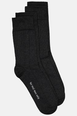 Große Größen Socken, Herren, grau, Größe: 47-50, Baumwolle/Synthetische Fasern, JP1880 von JP1880