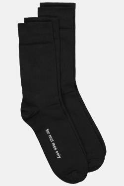 Große Größen Socken, Herren, schwarz, Größe: 39-42, Baumwolle/Synthetische Fasern, JP1880 von JP1880
