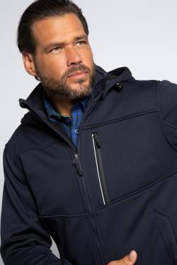 Große Größen Softshelljacke, Herren, blau, Größe: 7XL, Polyester, JP1880 von JP1880