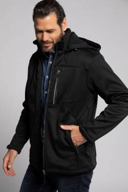 Große Größen Softshelljacke, Herren, schwarz, Größe: 3XT, Polyester, JP1880 von JP1880