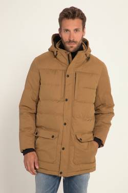 Große Größen Stepp-Parka, Herren, braun, Größe: 7XL, Polyester/Baumwolle, JP1880 von JP1880