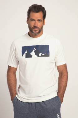 Große Größen T-Shirt, Herren, beige, Größe: XXL, Baumwolle/Polyester, JP1880 von JP1880