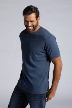 Große Größen T-Shirt, Herren, blau, Größe: 6XL, Polyester/Baumwolle, JP1880 von JP1880