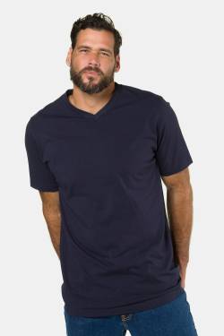 Große Größen T-Shirt, Herren, blau, Größe: 8XL, Baumwolle/Polyester, JP1880 von JP1880