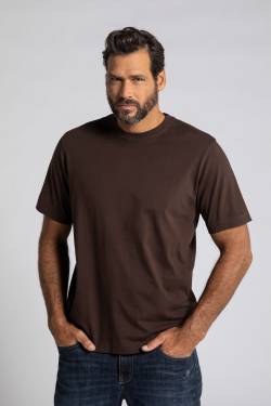 Große Größen T-Shirt, Herren, braun, Größe: 4XL, Baumwolle, JP1880 von JP1880