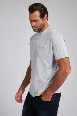 Große Größen T-Shirt, Herren, grau, Größe: 3XL, Baumwolle, JP1880 von JP1880