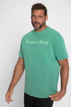 Große Größen T-Shirt, Herren, grün, Größe: 5XL, Baumwolle, JP1880 von JP1880