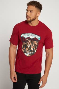 Große Größen T-Shirt, Herren, rot, Größe: 3XL, Baumwolle, JP1880 von JP1880