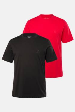 Große Größen T-Shirts, Herren, rot, Größe: XL, Baumwolle, JP1880 von JP1880