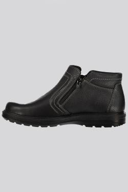 Herren-Stiefelette, Herren, schwarz, Größe: 45, Leder, JP1880 von JP1880