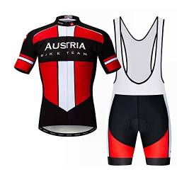 JPOJPO Cycling Jersey for Men Pro Team Bicycle Clothing MTB Bike Jerseys Shorts Set Austria von JPOJPO