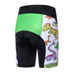 Jpojpo Fahrrad-Shorts für Kinder, kurze Hose, 4D-Gel-gepolsterte Fahrradhose L Dianosore von JPOJPO