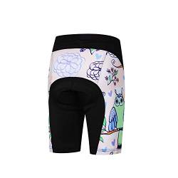 Jpojpo Fahrrad-Shorts für Kinder, kurze Hose, 4D-Gel-gepolsterte Fahrradhose L rose von JPOJPO