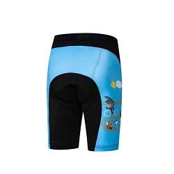 Jpojpo Fahrrad-Shorts für Kinder, kurze Hose, 4D-Gel-gepolsterte Fahrradhose XXL Miko von JPOJPO