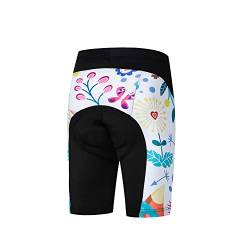 Jpojpo Fahrrad-Shorts für Kinder, kurze Hose, 4D-Gel-gepolsterte Fahrradhose XXL weiß von JPOJPO