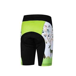 Jpojpo Fahrrad-Shorts für Kinder, kurze Hose, 4D-Gel-gepolsterte Fahrradhose XXXL reh / hirsch von JPOJPO